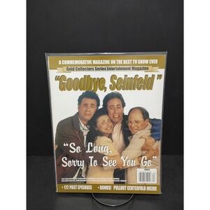 Entertainment Weekly 1997 Gold Collector Series Goodbye Seinfeld Magazine Cover